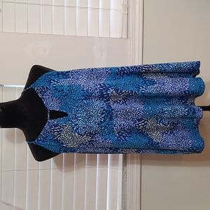 Blue Racerback Spaghetti Strap Top